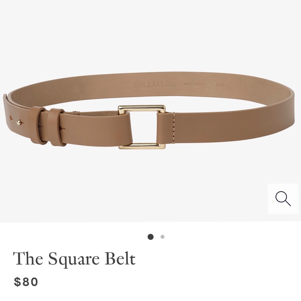 MM LaFleur Square Belt | sz XL | Fawn